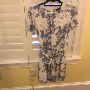 Purple and White Dress from Banana Republic—XS